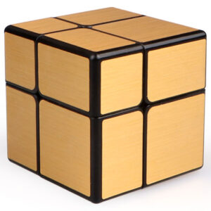 QiYi 2x2x2 Brushed Mirror Magic Cube Gold