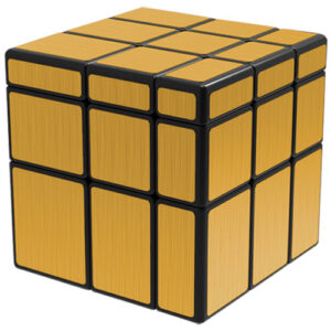 QiYi 3x3x3 Brushed Mirror Block Magic Cube Gold